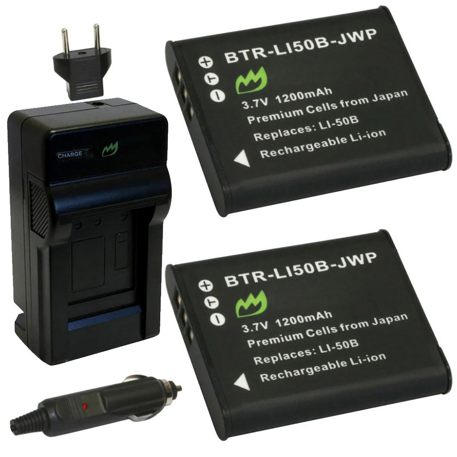 DSTE 2 x VW-VBX090 Li-ion Battery Compatible with Panasonic HX-WA03, HX