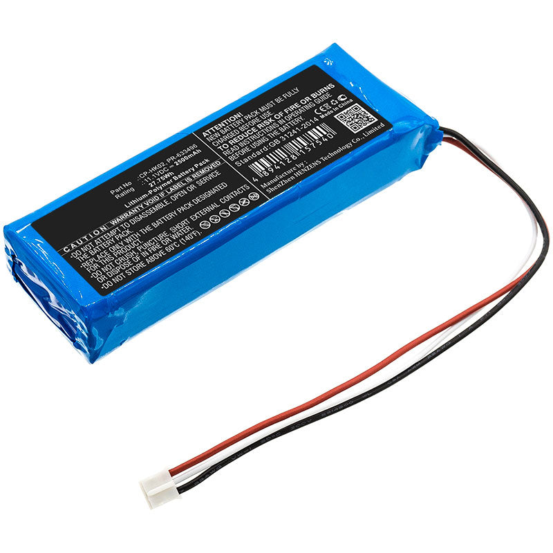 Ersatzakku Für Harman/Kardon Onyx - 2500mAh Li-Polymer - Kompatibel Mit JN14BKH00468