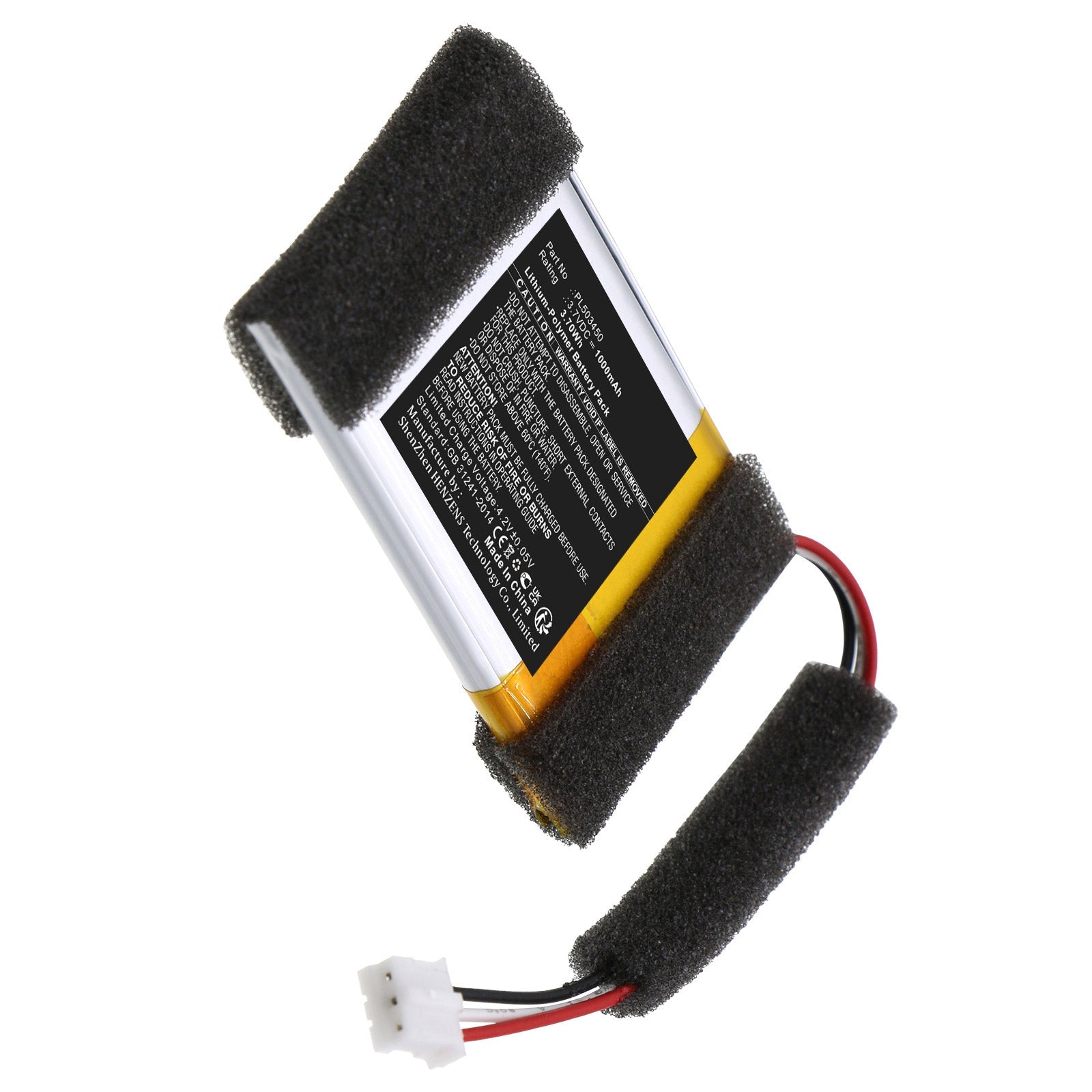 Batteria Sostitutiva TECHTEK Per LUVION Grand Elite | 1000mAh, Li-Polymer, 3.7V - Foto 4