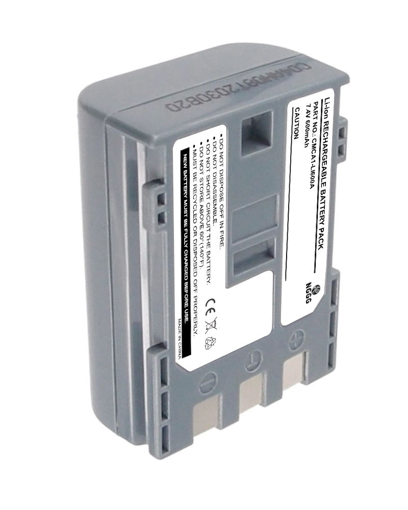 Batteria Canon MV790 7.4V 1500mAh Li-ion: Ricambio Per BP-2L12, NB-2L14, Grigio Scuro