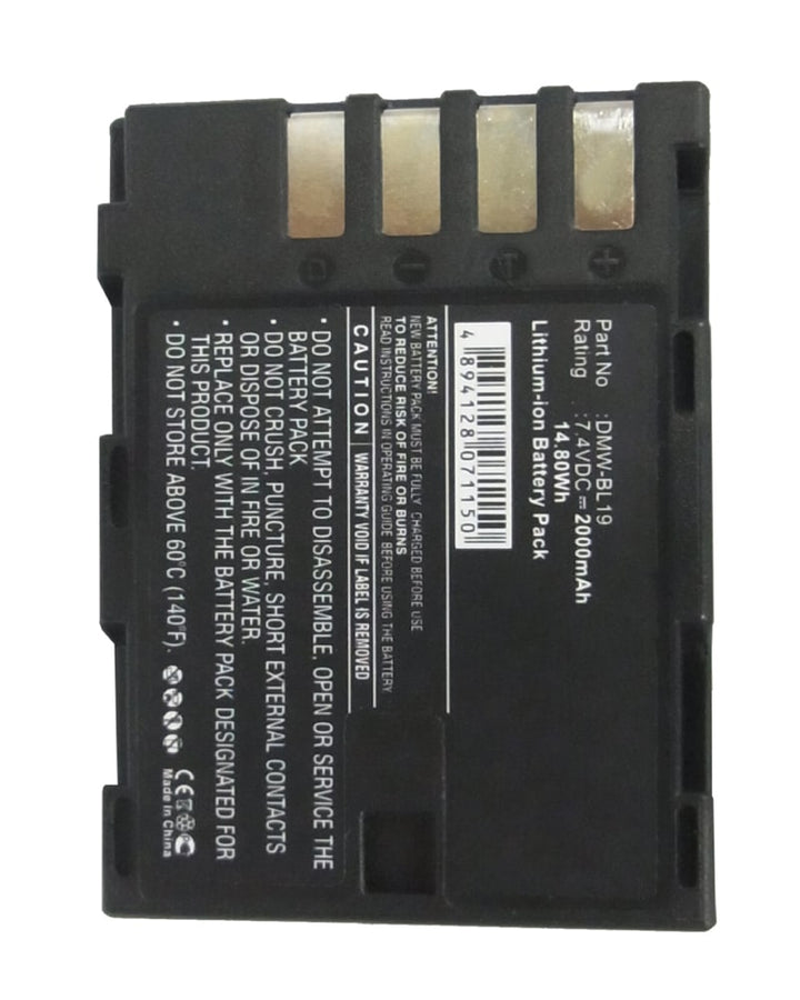 Panasonic DMW-BLF19 DMW-BLF19E Battery 2000mAh - 3
