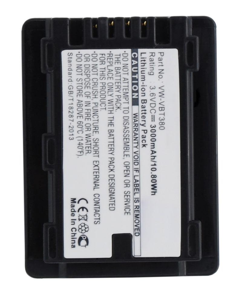 Panasonic HCV770 Battery 3000mAh Liion Camera Battery
