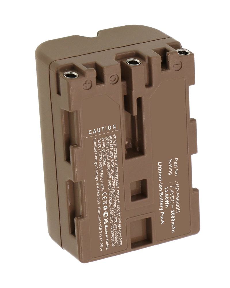 Sony Alpha DSLRA100, DSLRA200, NPFM500H Battery 2000mAh