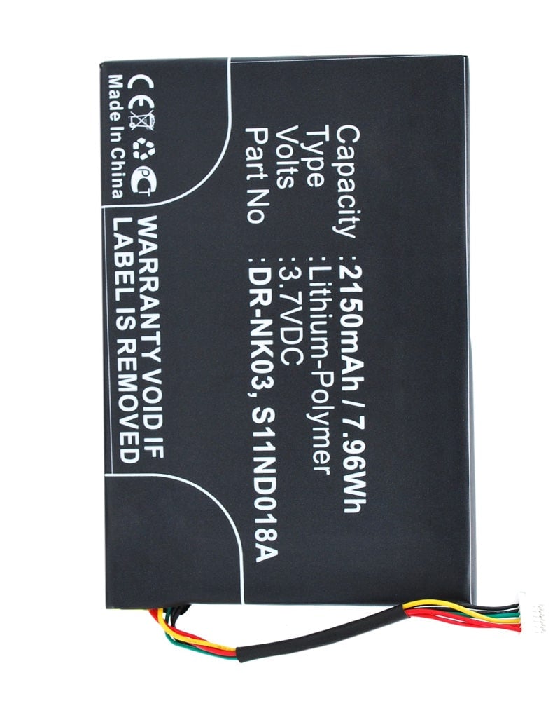Barnes & Noble Nook SimpleTouch, S11ND018A Battery 2150mAh