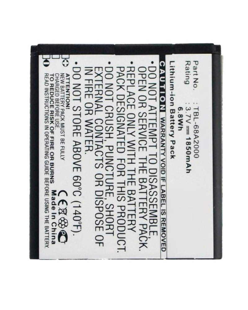 Batteria Li-ion 3.7V 1850mAh Per TP-Link TL-MR11U – Sostituisce TBL-68A2000 - 2