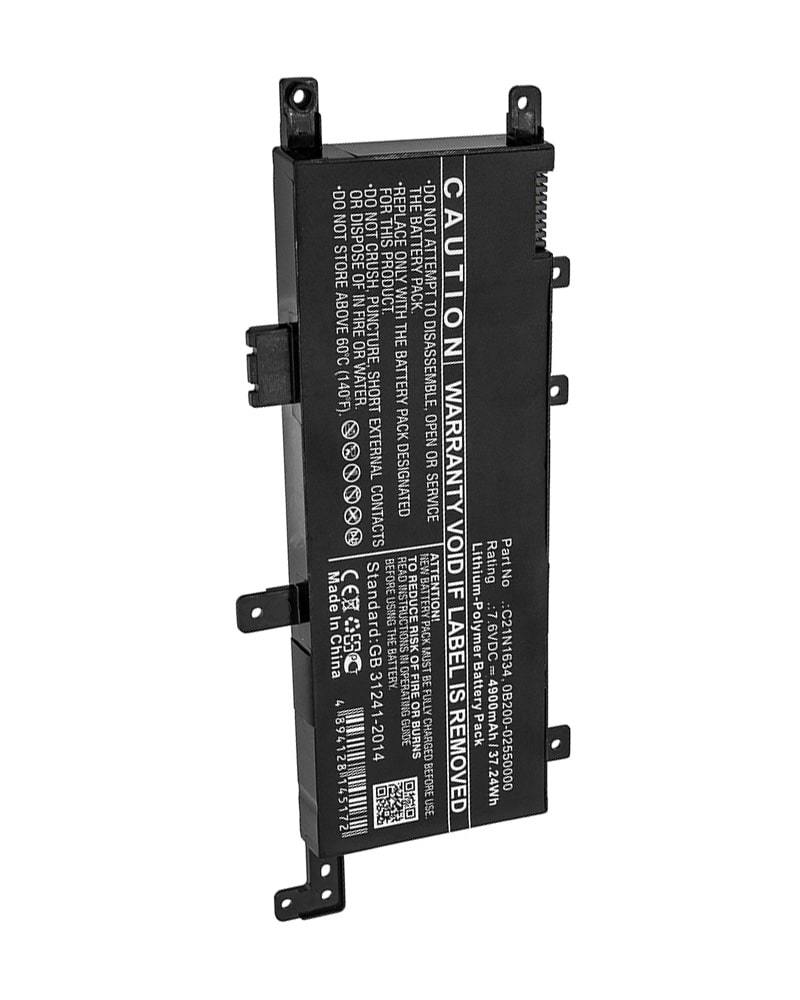 Batterie ASUS R542U 7.6V 4900mAh 37.2Wh Li-Polymer - Remplacement Compatible Ordinateur Portable