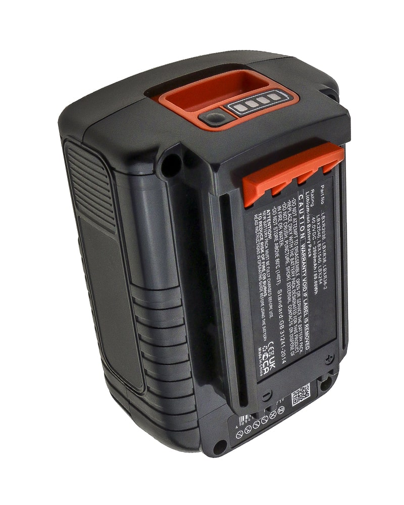 Black & Decker LBX1540, LBX2040, CM1640 Battery 2000mAh