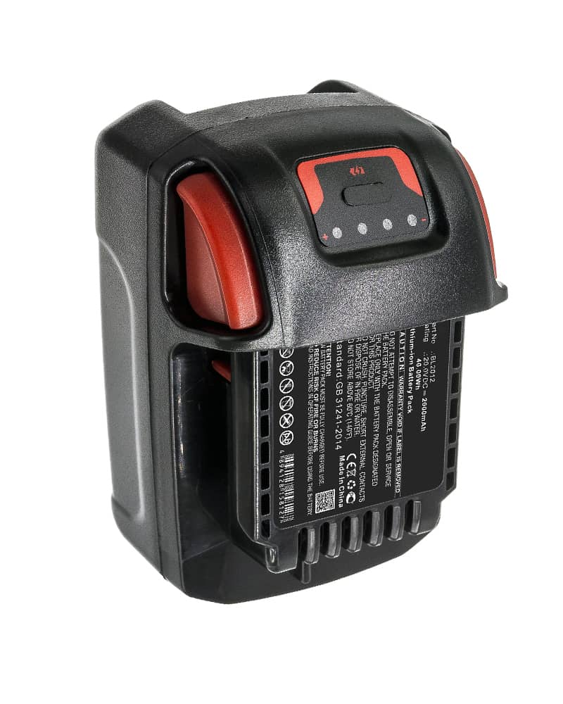 Batterie pour Worx WG151, Li-ion, 20V, 2000mAh, 40Wh, noire | 82843 Batterie pour Worx WG151, Li-ion, 20V, 2000mAh, 40Wh, noire | 82843