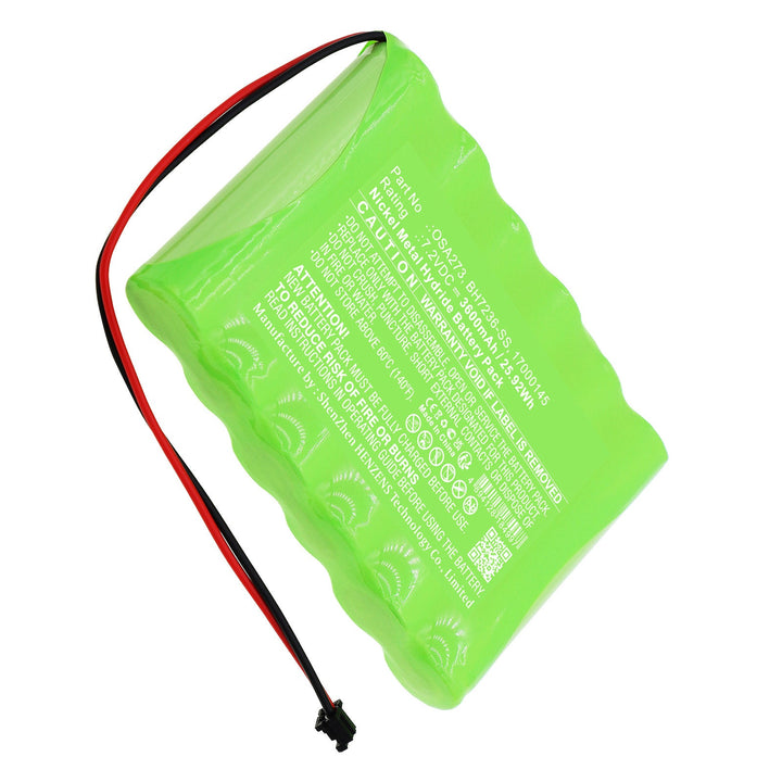 DSC 17000145 17000152 BH7236-SS Impassa SCW9055 Self-Contained Battery 3600mAh Ni-MH