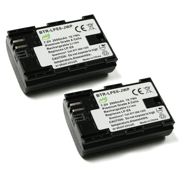 Canon BG-E11 Battery 2-Pack 2600mAh