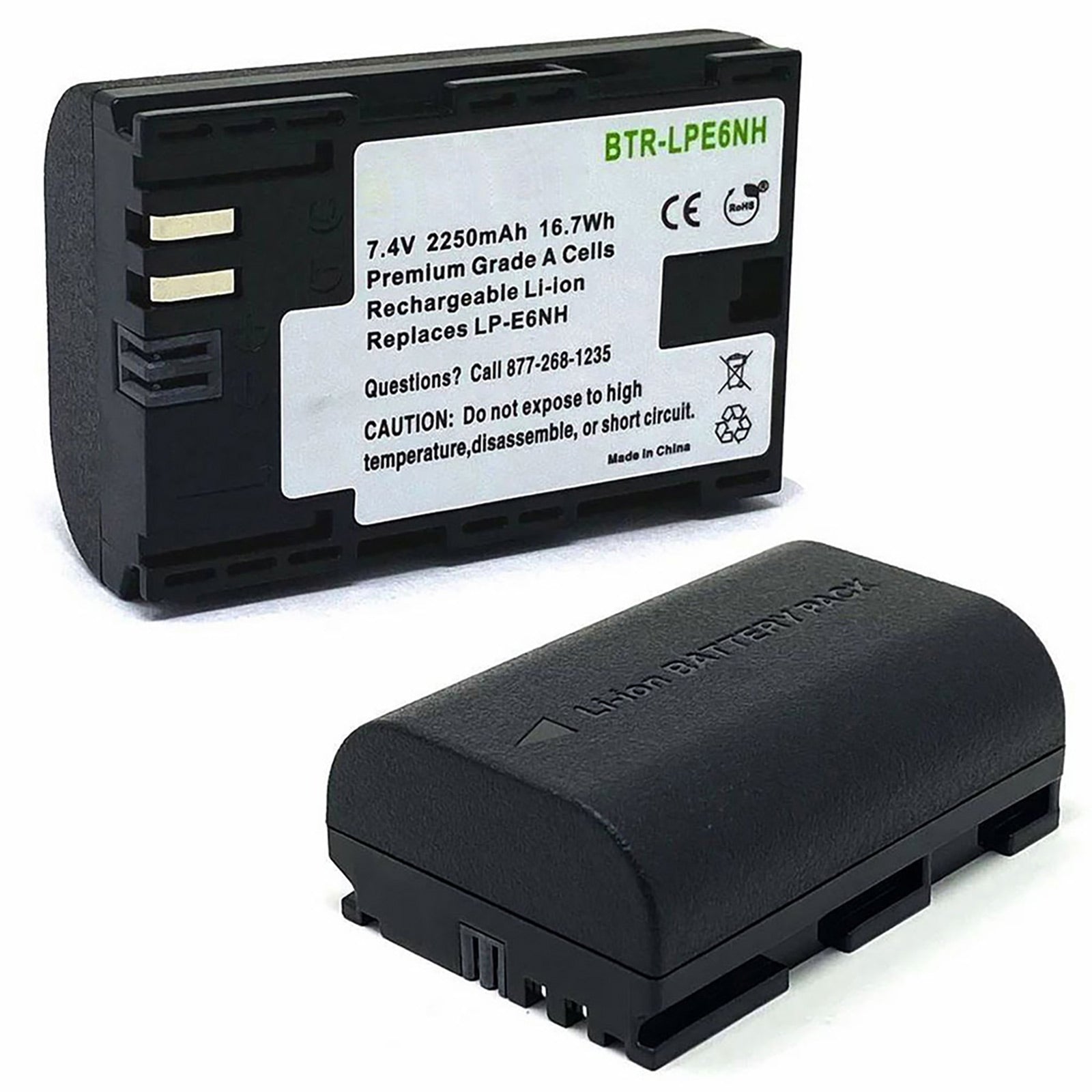 2-Pack) Canon EOS 7D Replacement Battery 2250mAh – NextBatteries.com