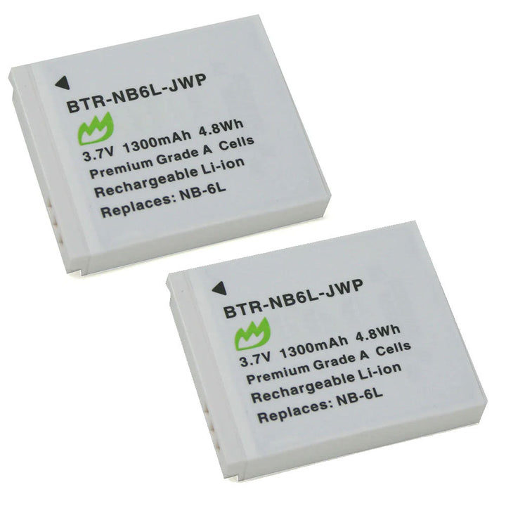 2-Pack) Canon PowerShot SX530 HS Battery 1300mAh –