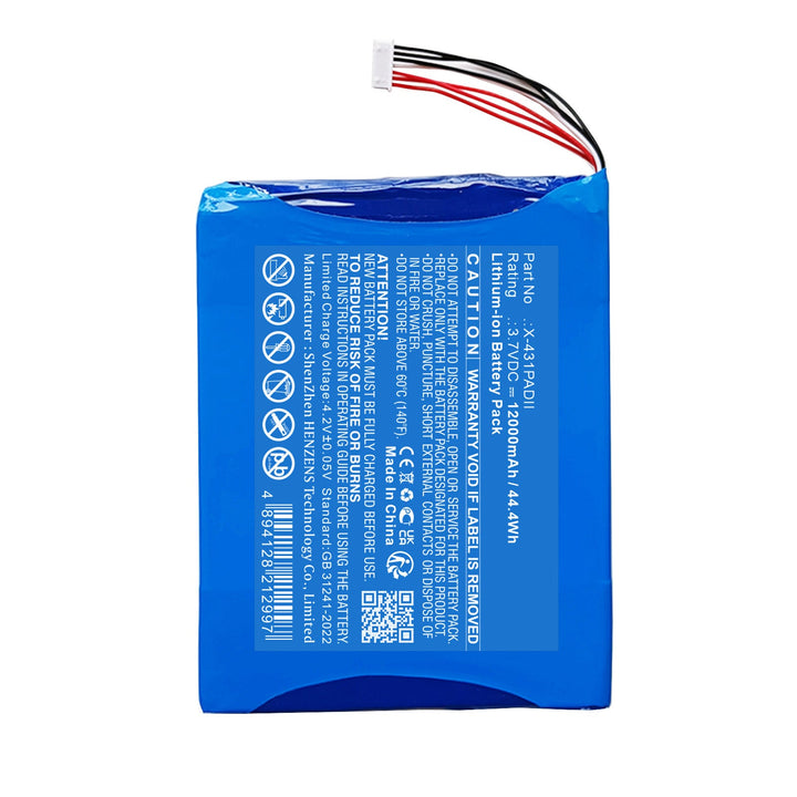 Launch Diagnostic Scanner X431 Pad 2 Battery 12000mAh-2