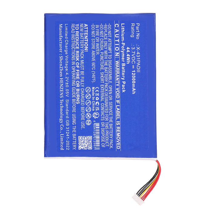Launch Diagnostic Scanner X431 Pad 2 Battery 12000mAh-3