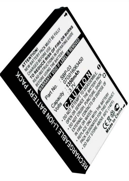 Asus SBP-03 Mypal A630 Mypal A632 Mypal A632N Mypal A635 Battery 1350mAh Li-ion