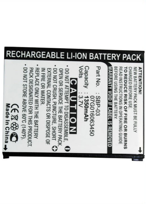 Asus SBP-03 Mypal A630 Mypal A632 Mypal A632N Mypal A635 Battery 1350mAh Li-ion-5