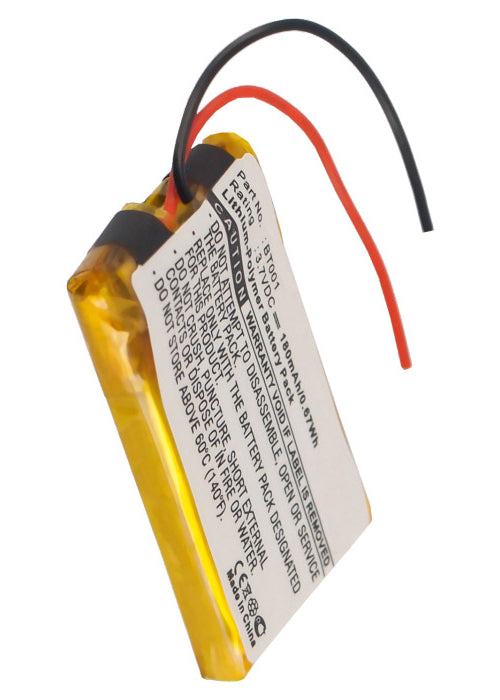 TECHTEK Batteria 180mAh Li-Polymer Per Globalstar BT-001, Milink GPSL-149 E JBL T450BT – Sostituisce GSP042030