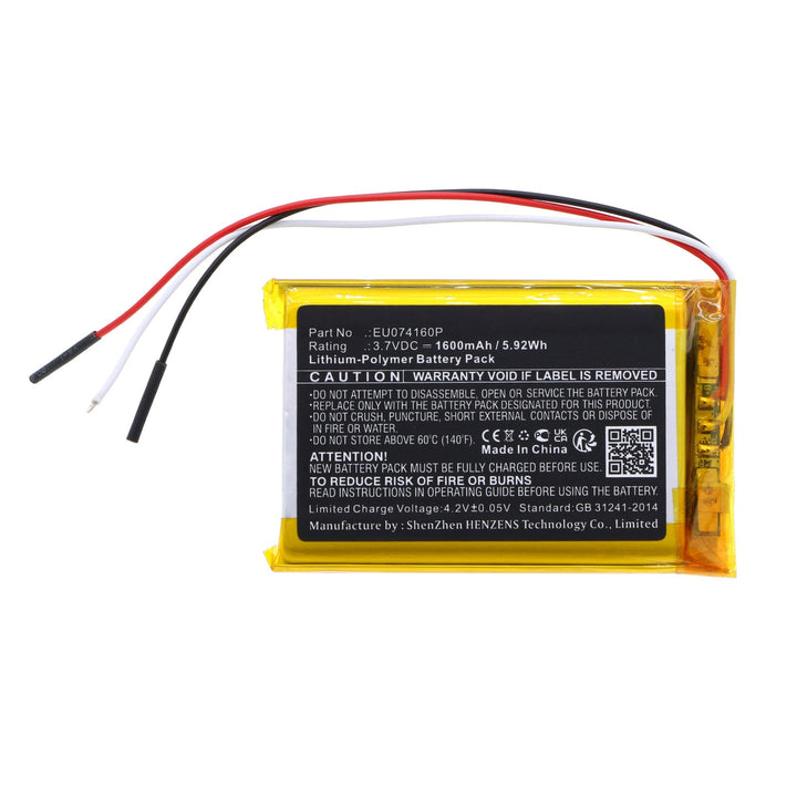 RAND McNally EU074160P TND-730 Battery 1600mAh Li-Polymer-3