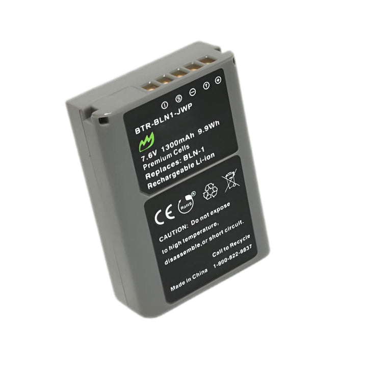 Olympus OM-D E-M10 Battery 2-Pack 2000mAh Dual Charger-3