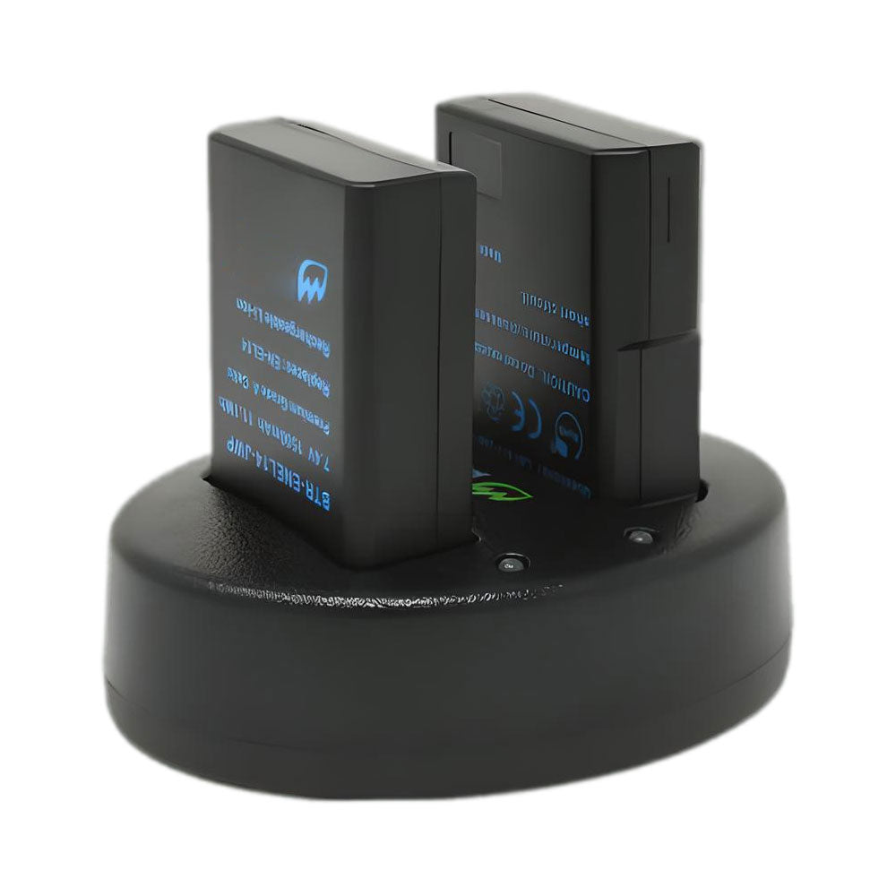 2-Pack) Nikon D5600 Battery 1500mAh & Dual Charger – NextBatteries.com