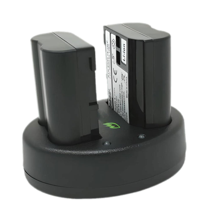 Nikon D7100 Battery 2-Pack 2000mAh Dual Charger-2