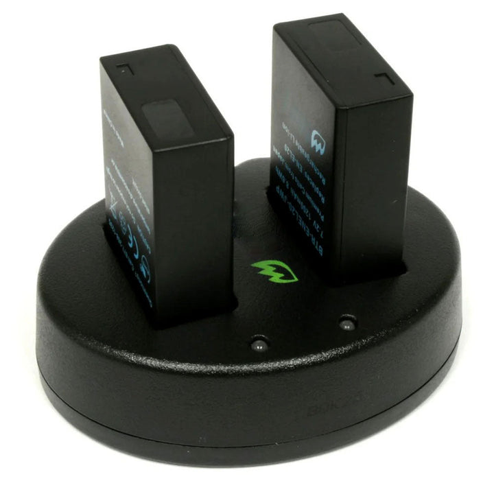 Nikon 1 J1 Battery 2-Pack 1200mAh Dual Charger-2