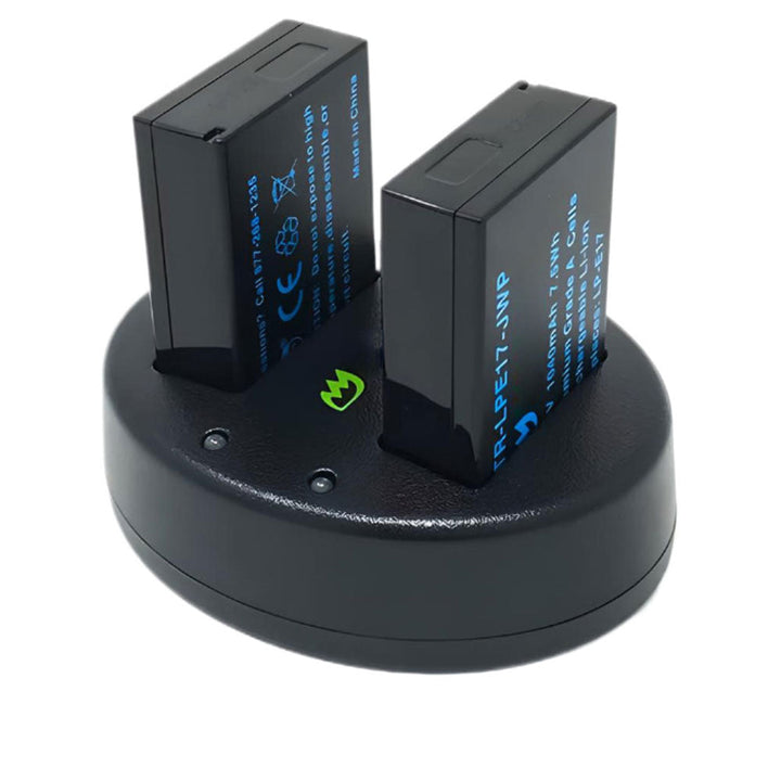 (2-Pack) Canon EOS R8 Battery 1040mAh & Dual Charger – NextBatteries.com