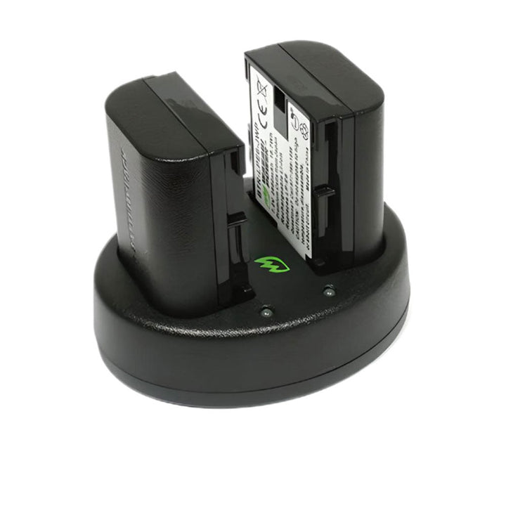 Canon EOS 5D Mark II Battery 2-Pack 2600mAh Dual Charger-2