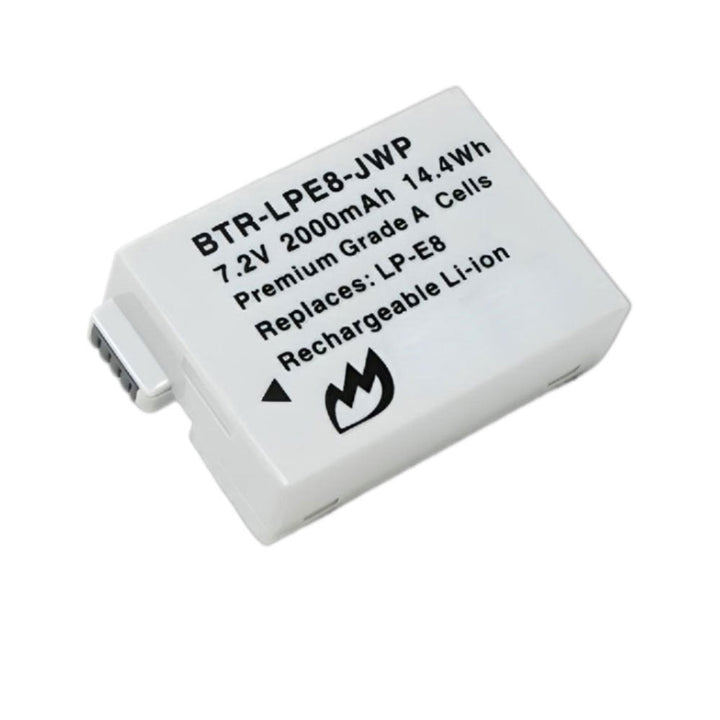 Canon EOS Rebel T2i Battery 2-Pack 2000mAh Dual Charger-3