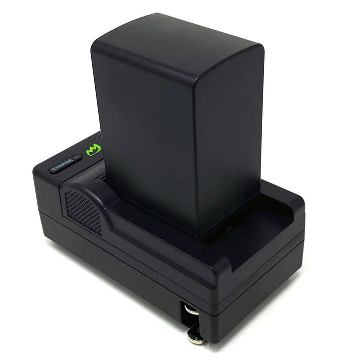 Canon XA10 Battery 2-Pack 3000mAh Charger-2