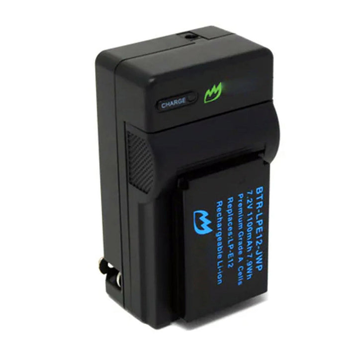 Canon EOS M50 Battery 2-Pack 1100mAh Charger-2