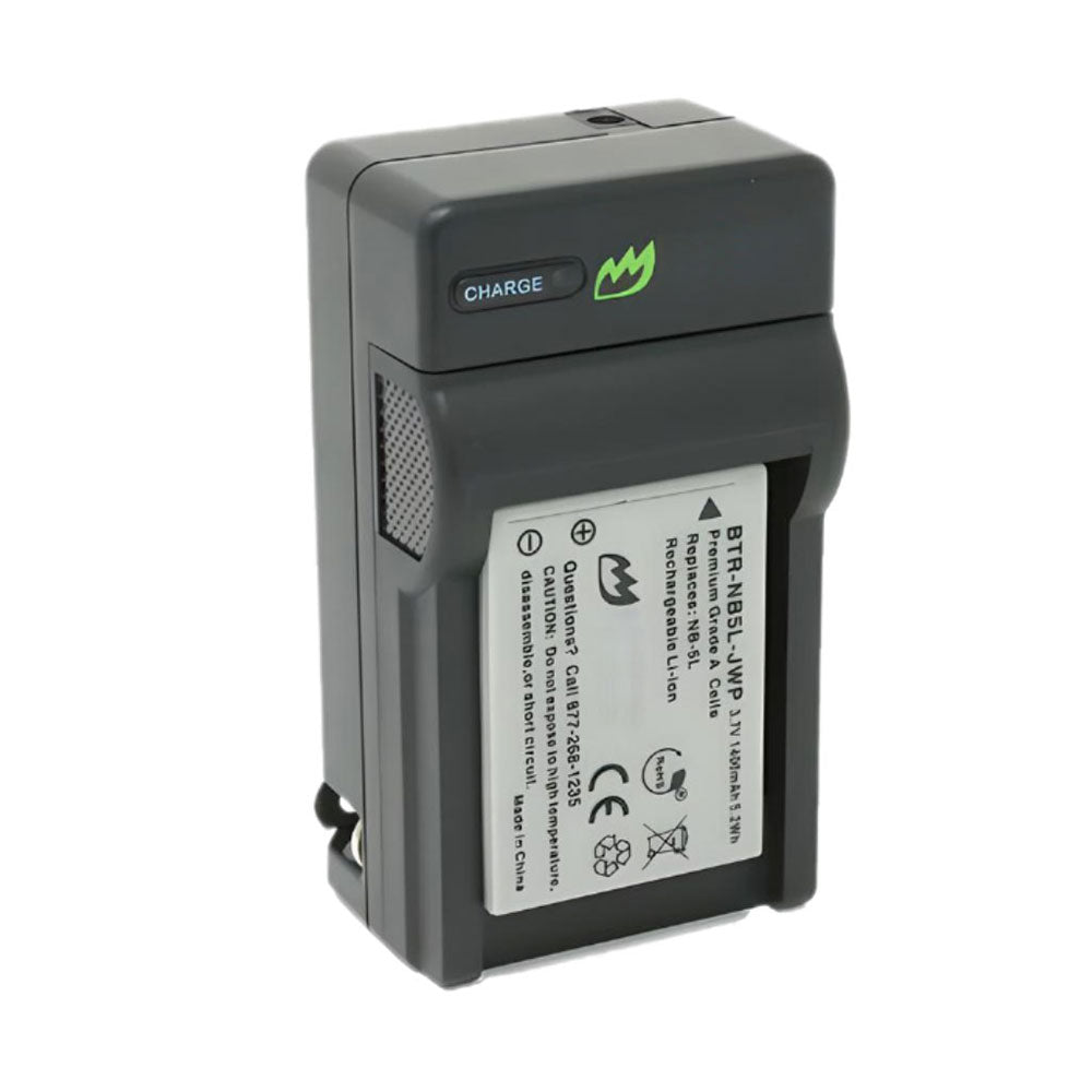 2-Pack) Canon PowerShot S110 Battery 1400mAh & Charger