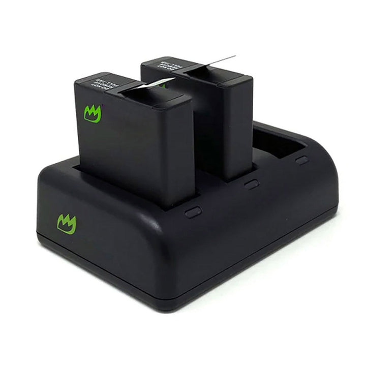 GoPro HERO5 Battery 2-Pack 1220mAh Triple USB-C Charger-2