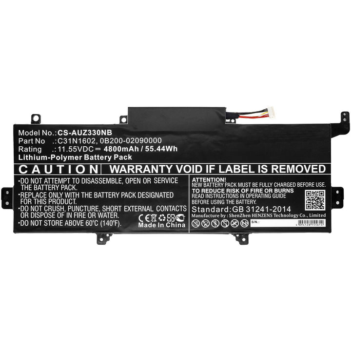 Asus C31N1602 UX330UA UX330UA-1A Battery 4800mAh-3