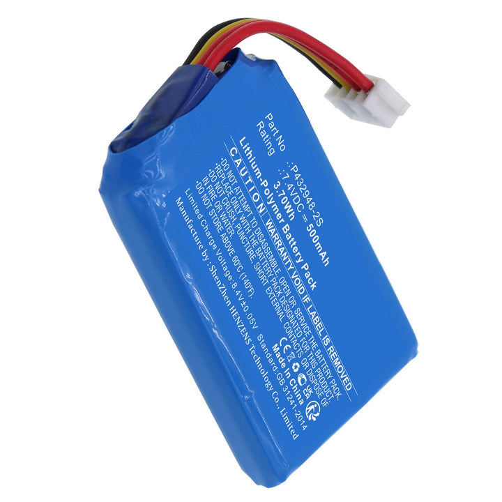 LG P432948-2S PD233 PD239 PD251 PD261 Battery 500mAh Li-Polymer