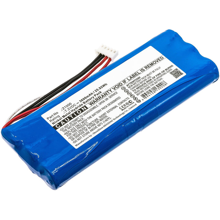 Hioki Z1000 LR8400 MR8880-20 Battery 3600mAh