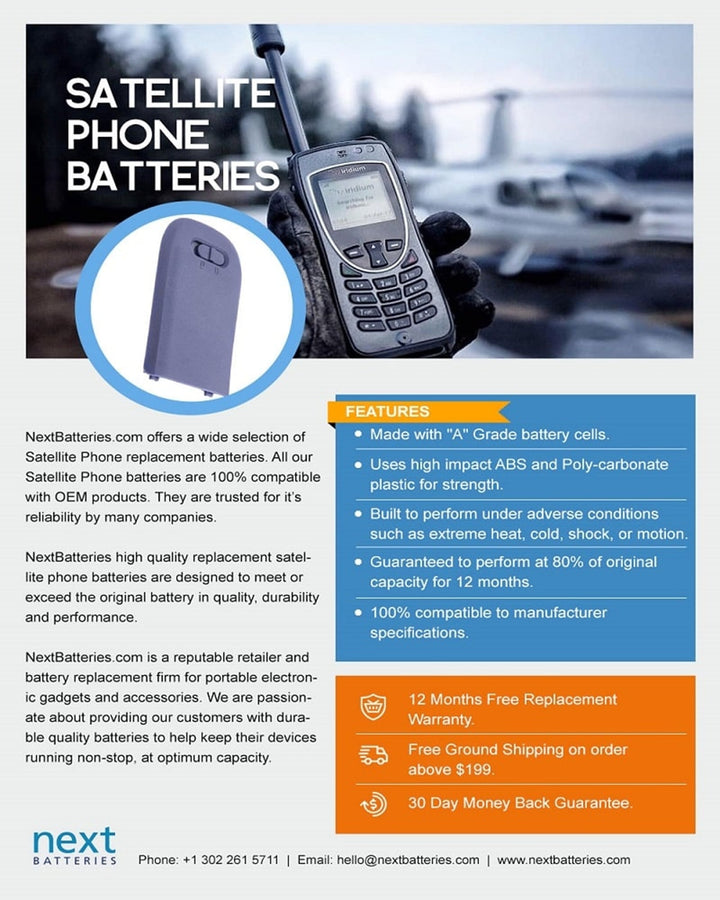 Inmarsat 55800611 56626 701 099 Battery 2200mAh - 4