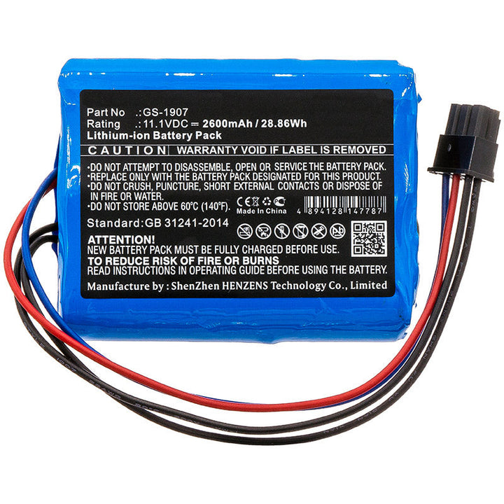 Kronos GS-1907 8609000-018 InTouch 9000 Battery 2600mAh Li-ion-3