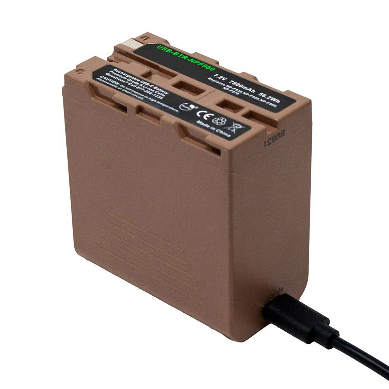 Sony NP-F960 Battery 7800mAh, L-Series with USB Charging Sony NP-F960 Battery 7800mAh, L-Series with USB Charging