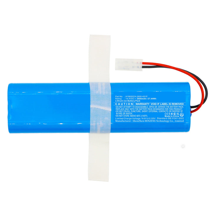 Bobsweep H18650CH-2600-4S1P Battery 2600mAh-3