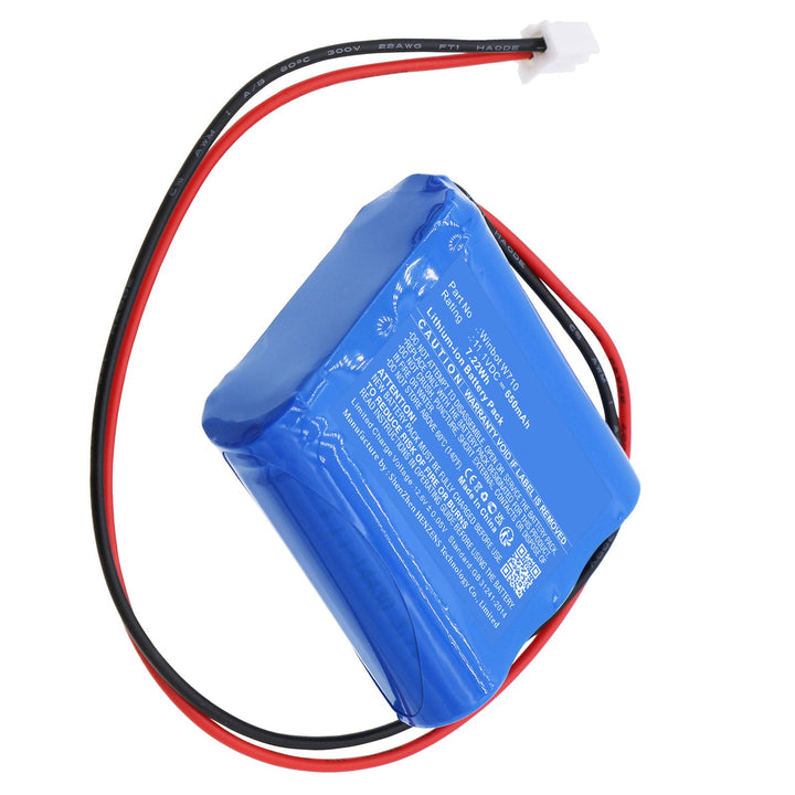 Ecovacs Winbot W730 Winbot WRN60 Winbot WRN70 Winbot W710 Battery 650mAh Li-ion