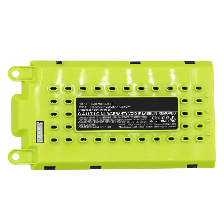 Electrolux BABP185LI20-TP BABP185LI21-VTC5 ERG36 ES31C183DB Battery 2000mAh Li-ion-5