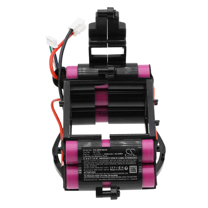 Gorenje 861789 SVC180 SVC180FW Battery 2000mAh Li-ion-3