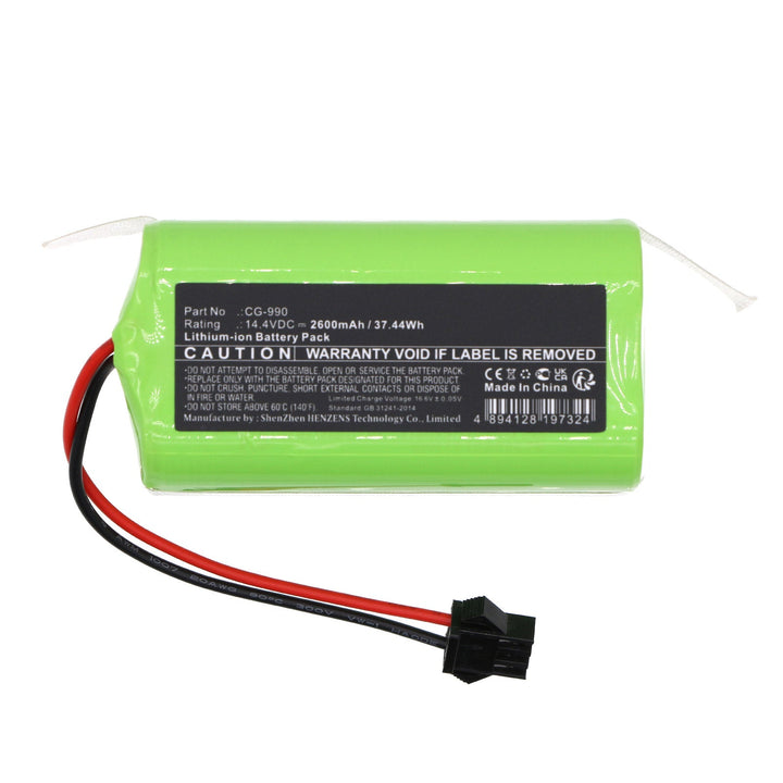 Infiniton CG-990 Cleaner 1020 Cleaner 1080 Cleaner 720 Battery 2600mAh Li-ion-3