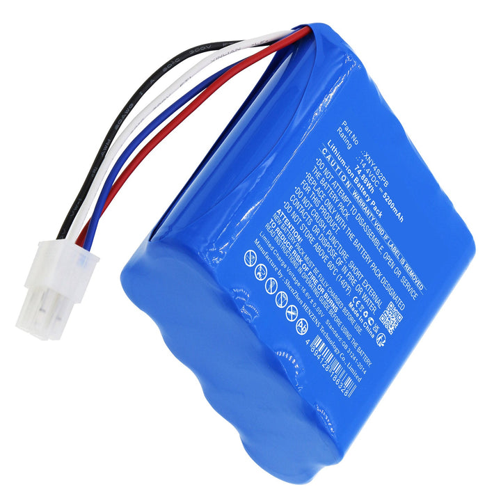 NARWAL XNY4S2PB J1 J2 YJCC001 YJCC010 Battery 5200mAh Li-ion