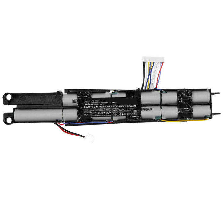 Rowenta RS-2230001774 RH9151WO/2D1 RH9152WO/2D0 RH9152WO/2D1 Battery 2600mAh Li-ion-3