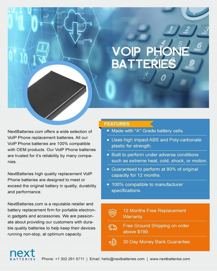 Locktec 1010150001 WP04 WP04 Wireless Battery 1100mAh - 4