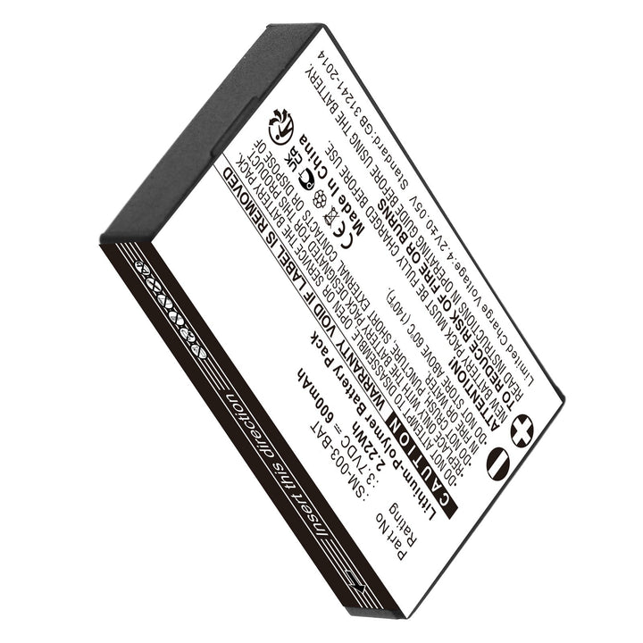 SIMOLIO SM-003-BAT BIG OVER EAR wireless TV heads SM-825D Pro Battery 600mAh Li-Polymer-2