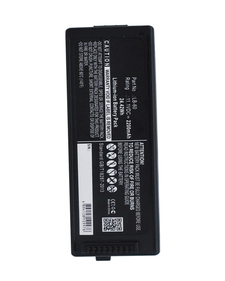 Canon LB-60 PIXMA iP100 Battery 2200mAh - 3