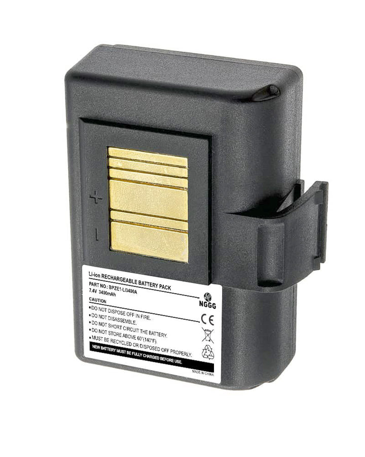 Zebra ZR638 3400mAh 7.4V Barcode Printer Battery - 2